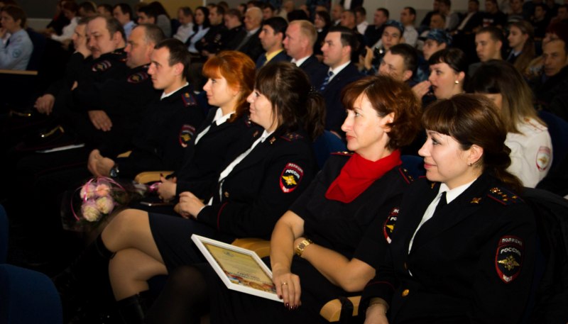 Гурьевские полицейские отметили День сотрудника органов внутренних дел России