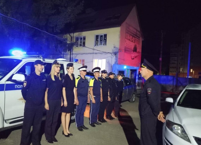 Ночной рейд по улицам Гурьевска