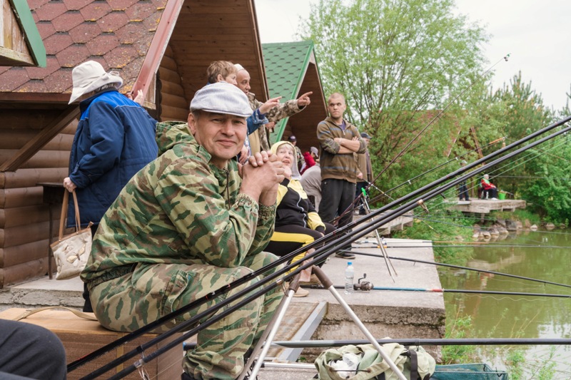 В Гурьевском округе прошли первые межмуниципальные соревнования по рыбной ловле среди членов Всероссийского общества инвалидов