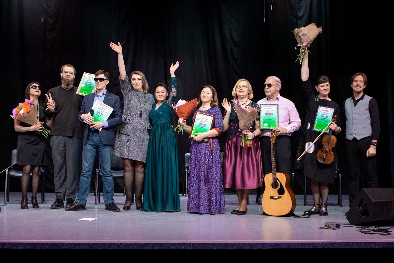 В Гурьевске впервые прошел благотворительный концерт в темноте