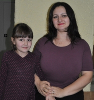 Анастасия ГРОХОТОВА с дочкой Катей: