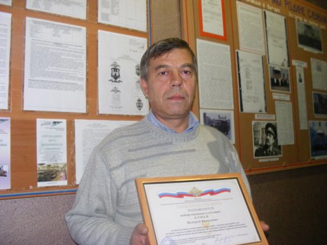 Ветеран РОМВД майор милиции в отставке Валерий Алиев