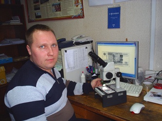 Старший эксперт группы криминалистического обеспечения ОМВД по Гурьевскому округу Евгений Жедырев