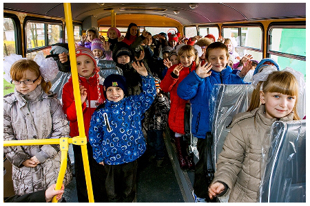 У гурьевских школьников - новые автобусы!