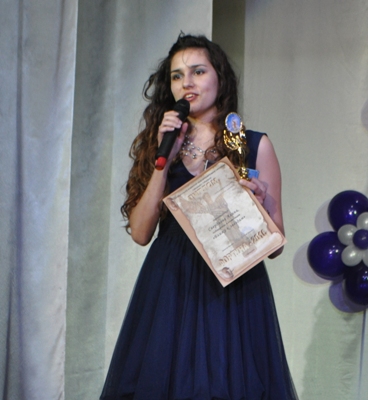 Победительницав номинации «Ближе к звездам»Алина Свердлова